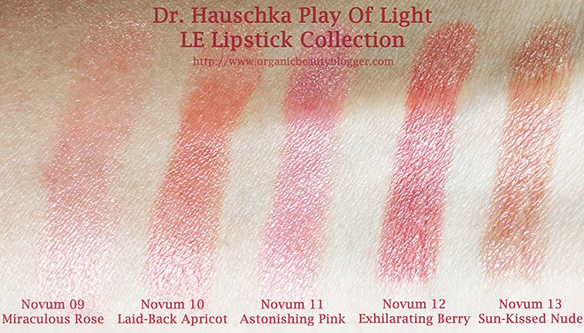 Dr Hauschka Play Of Light Le Lipsticks Organic Beauty Blogger