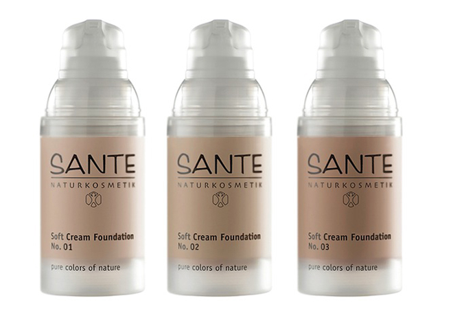 - Swatches Sante Soft Cream Blogger Liquid Foundation Organic Beauty