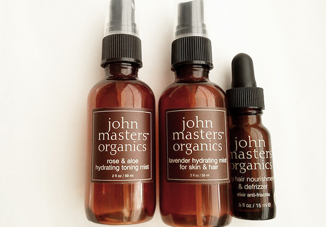 John Masters Organics Skincare and Haircare Empties