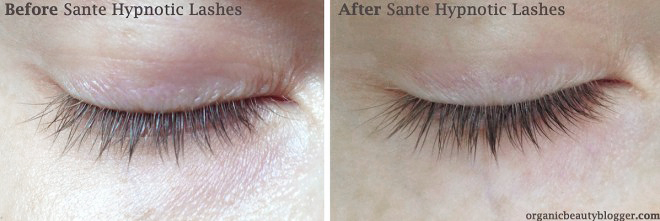 5-Week Experiment Results: Sante Hypnotic Lashes Before And After Photos -  Organic Beauty Blogger