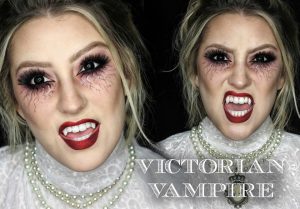 Victorian Vampire Bride Makeup Tutorial Halloween