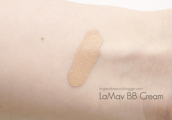 Lamav Organic BB Cream Swatches