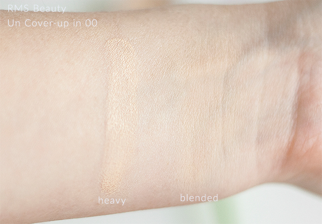 RMS Beauty Un Cover Up Organic Concealer Foundation 00 Swatch